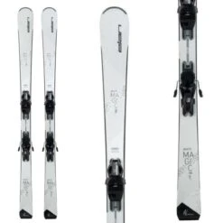 Elan White Magic Skis With Elan ELW 9 Bindings