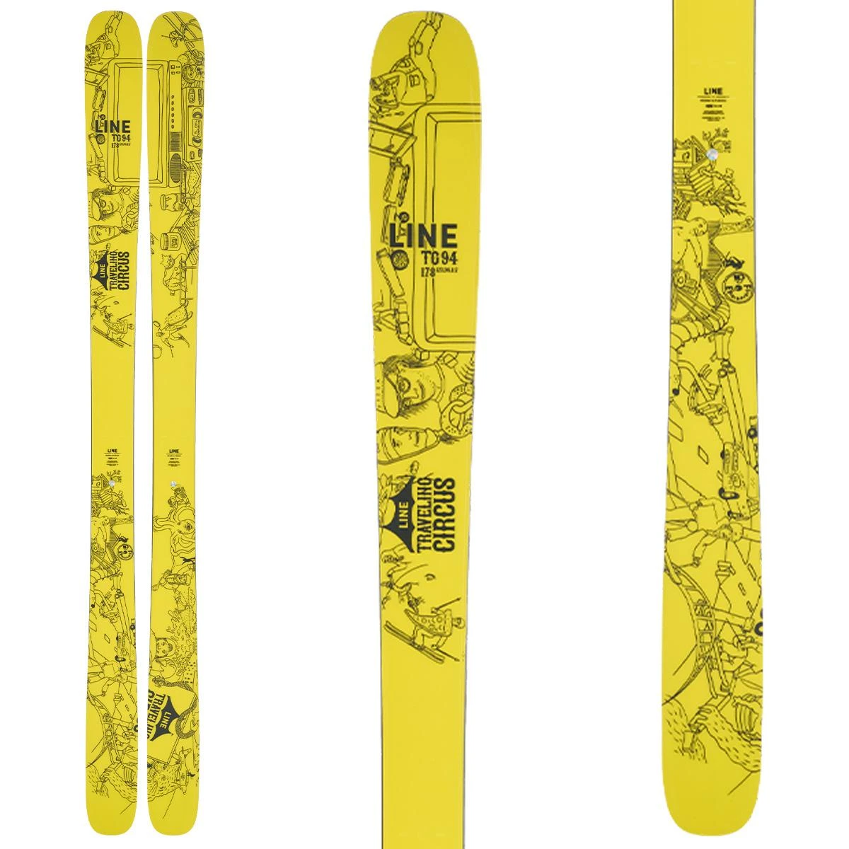 Line Chronic 94 Traveling Circus Skis 2024